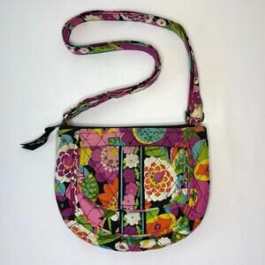 Vera Bradley Va Va Bloom Lizzy Quilted Crossbody Bag Purse Floral Retired 2013